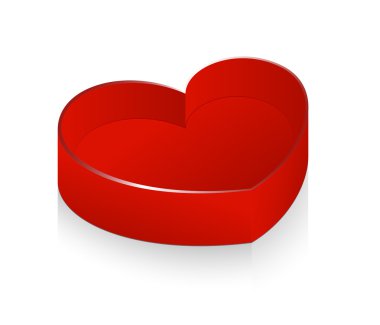 Sevgililer Hediyelik kutu vektör