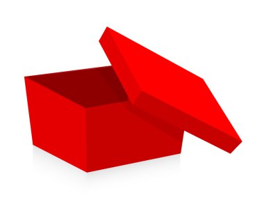 Vintage hediye kutusu vektör