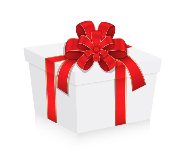 Illustrazione vettoriale della scatola regalo di compleanno — Vettoriale Stock
