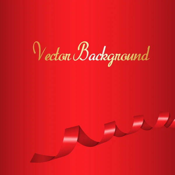 Christmas Ribbon Template Vector — Stock Vector