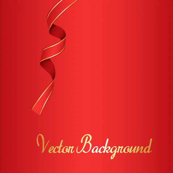 Christmas Ribbon sjabloon Vector — Stockvector