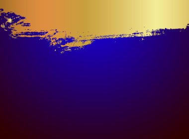 Grunge altın boya dağılım arka plan