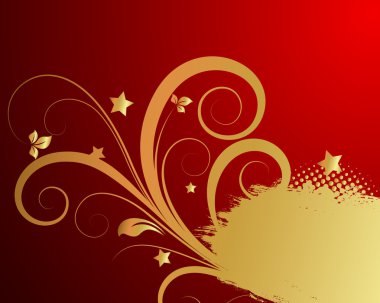 Grunge altın yarı ton güzelleşmek arka plan