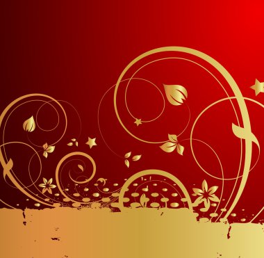 Grunge altın yarı ton güzelleşmek arka plan