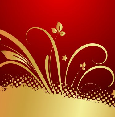 Grunge altın yarı ton güzelleşmek arka plan