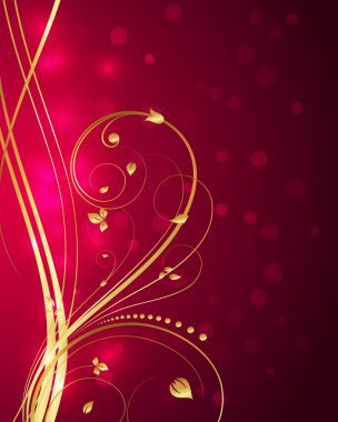 Dekoratif süs çiçek arka plan