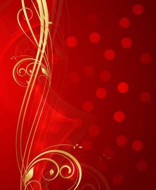 Dalgalı altın güzelleşmek arka plan parıldıyor