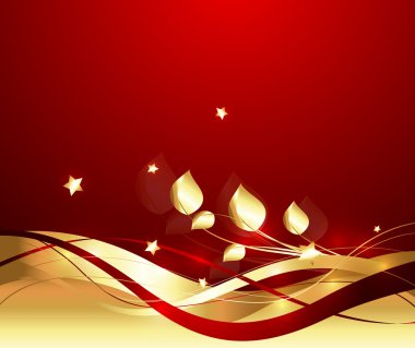 Altın güzelleşmek dalgalı arka plan parıldıyor