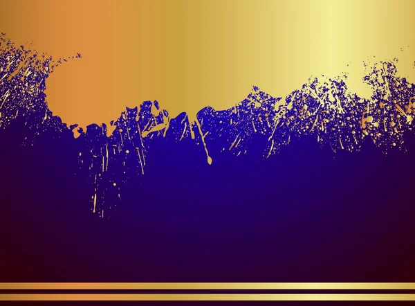 Grunge Golden Blot Contexte — Image vectorielle