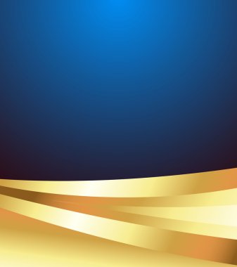 Altın dalga tatil tasarım şablonu