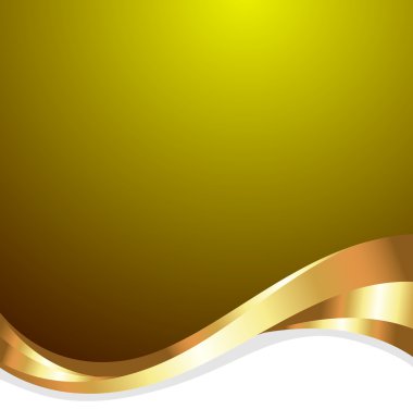 Altın soyut dalga geçmiş