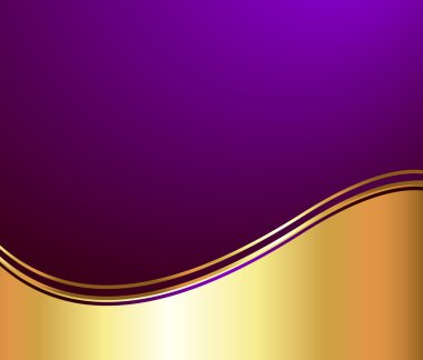 Altın dalga şenlikli şablonu