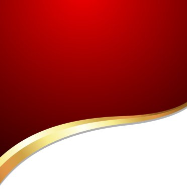 Altın dalga tasarım şablonu afiş