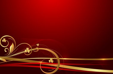 Festival altın çiçek tasarım