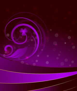 Flora kabarcıklar zemin girdap