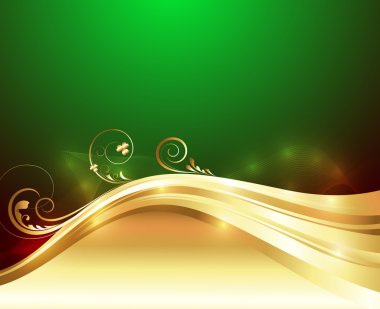 Altın parlak güzelleşmek arka plan