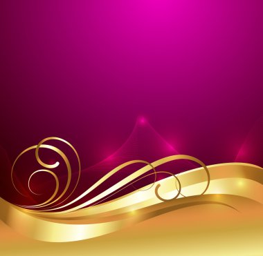 Soyut altın Sparkles güzelleşmek tasarım