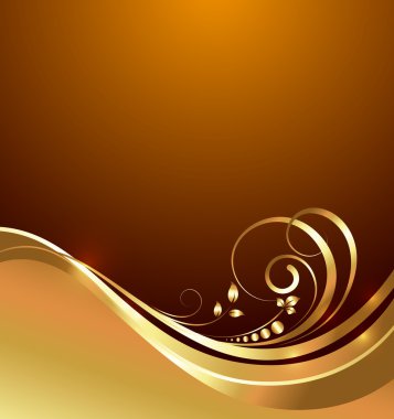 Soyut girdap Kraliyet çiçek tasarım