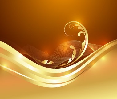 Soyut girdap Kraliyet çiçek sanat