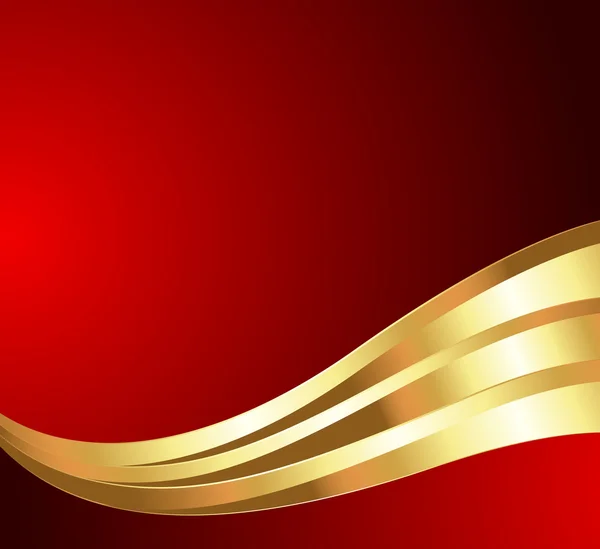La vague d'or festif fond — Image vectorielle