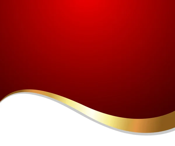 Хвиля дизайн Золотий банер — стоковий вектор