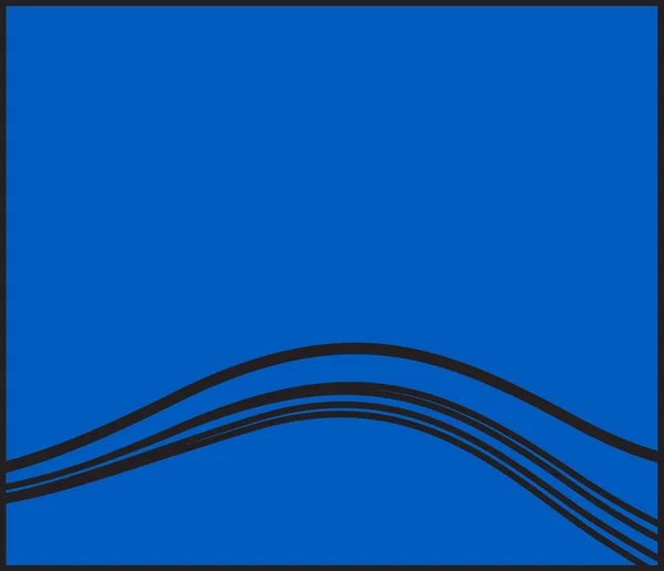 Banner vectorial ondulado retro — Vector de stock