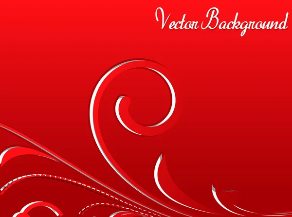 Röd blommig jul Banner — Stock vektor