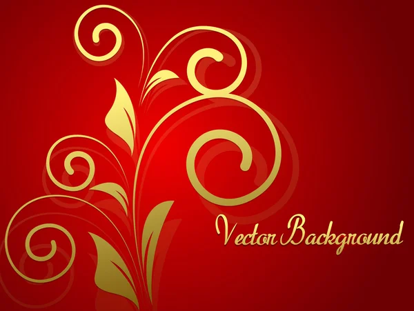 Banner decorativo dourado Flourish — Vetor de Stock