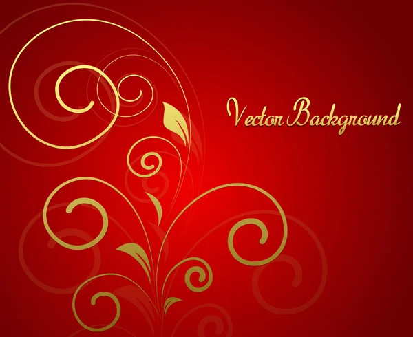 Banner decorativo dourado Flourish —  Vetores de Stock