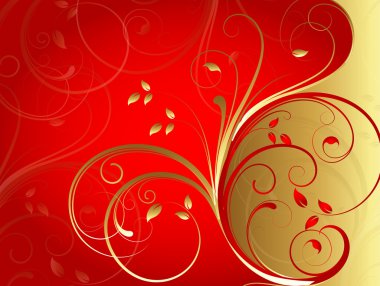 altın çiçek arka plan