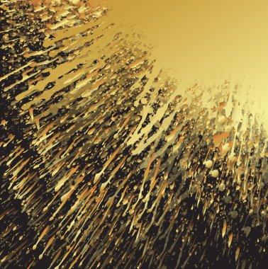 Altın Grunge Splash arka plan