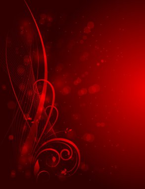 Soyut Noel Flora arka plan