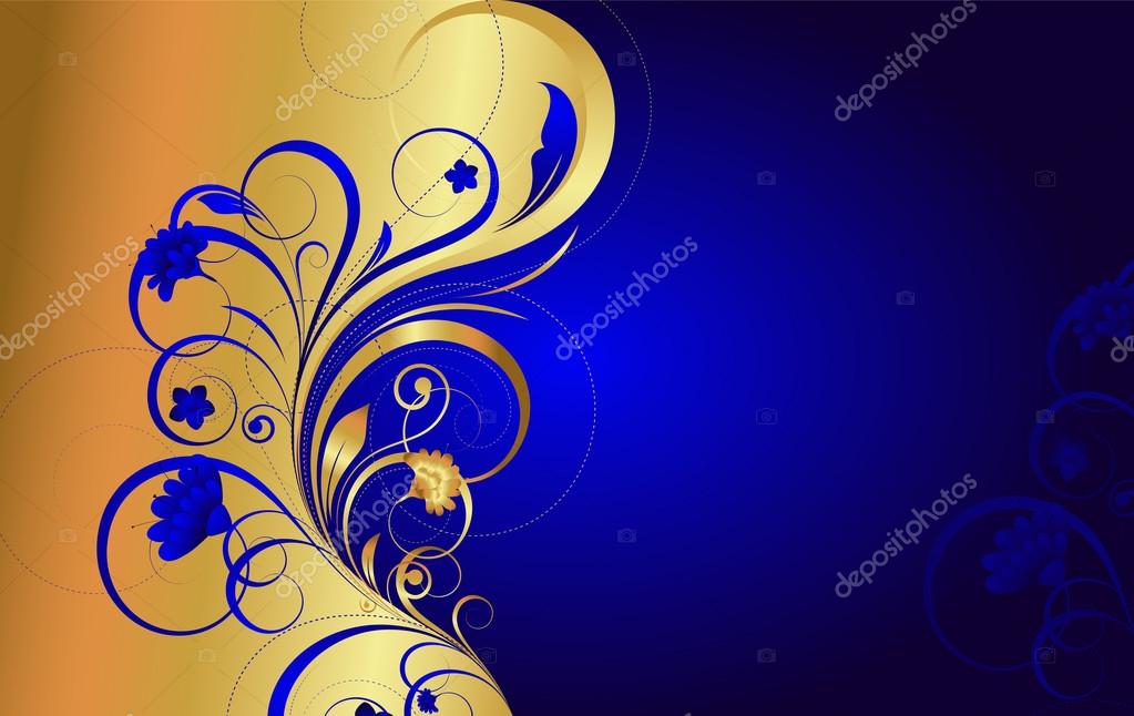 Royal Golden Floral Background Stock Vector Image by ©baavli #63902285