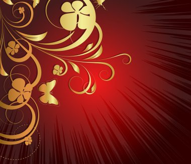 Soyut Sunburst çiçek