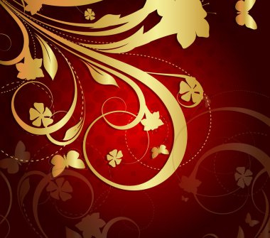 Altın güzelleşmek desen tasarım