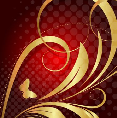 Altın güzelleşmek desen tasarım