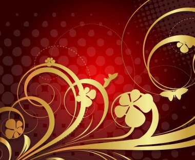 Altın güzelleşmek desen tasarım