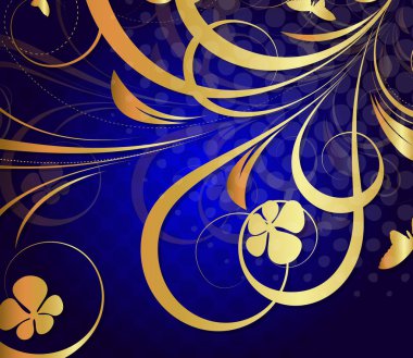 Altın güzelleşmek desen tasarım