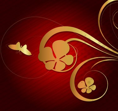 Altın güzelleşmek desen tasarım