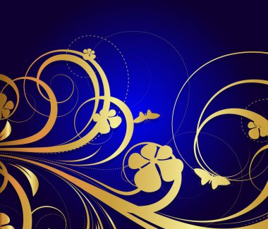 Altın güzelleşmek desen tasarım