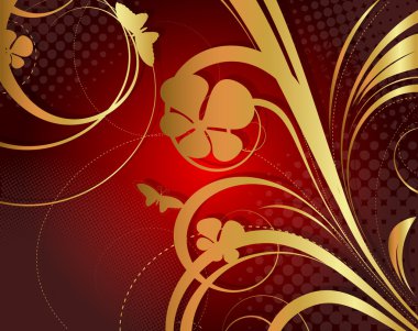 Altın Flora Tasarım sanat