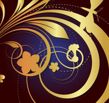 Altın Flora Tasarım sanat