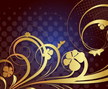 Altın Flora Tasarım sanat