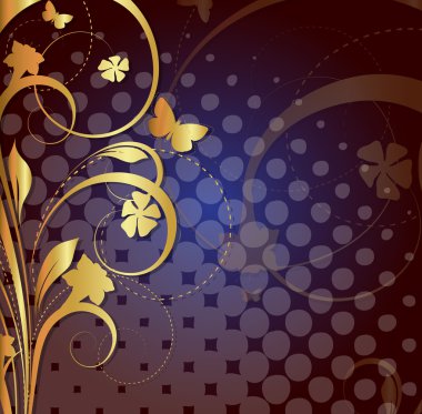 Altın Flora Tasarım sanat