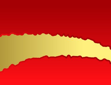 Altın gözyaşı kağıt afiş vektör