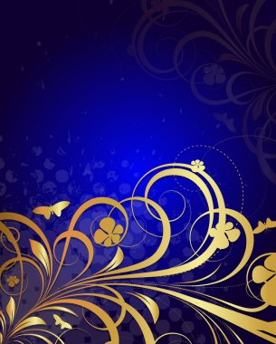 Grunge altın Flourish1