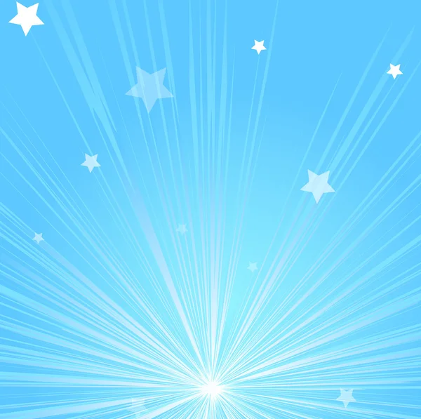 Brillante Sunburst estrellas fondo — Vector de stock