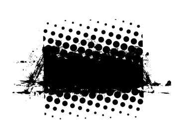 Kentsel Grunge noktalı resim afiş