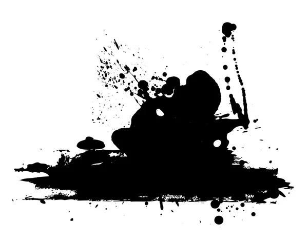 Smutsiga Splash Grunge bakgrund — Stock vektor