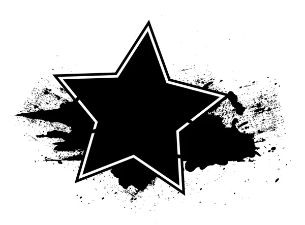 Retro Star Grunge sfondo — Vettoriale Stock